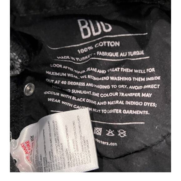 BDG Urban Outfitters Pax Tapered Womens Wash Black Jeans Size 26 - Picture 6 of 9